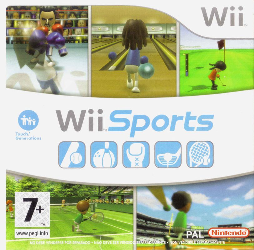 Wii Sports box art for Wii